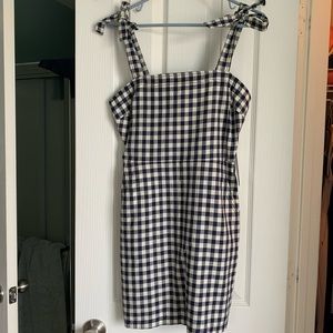 Express gingham dress